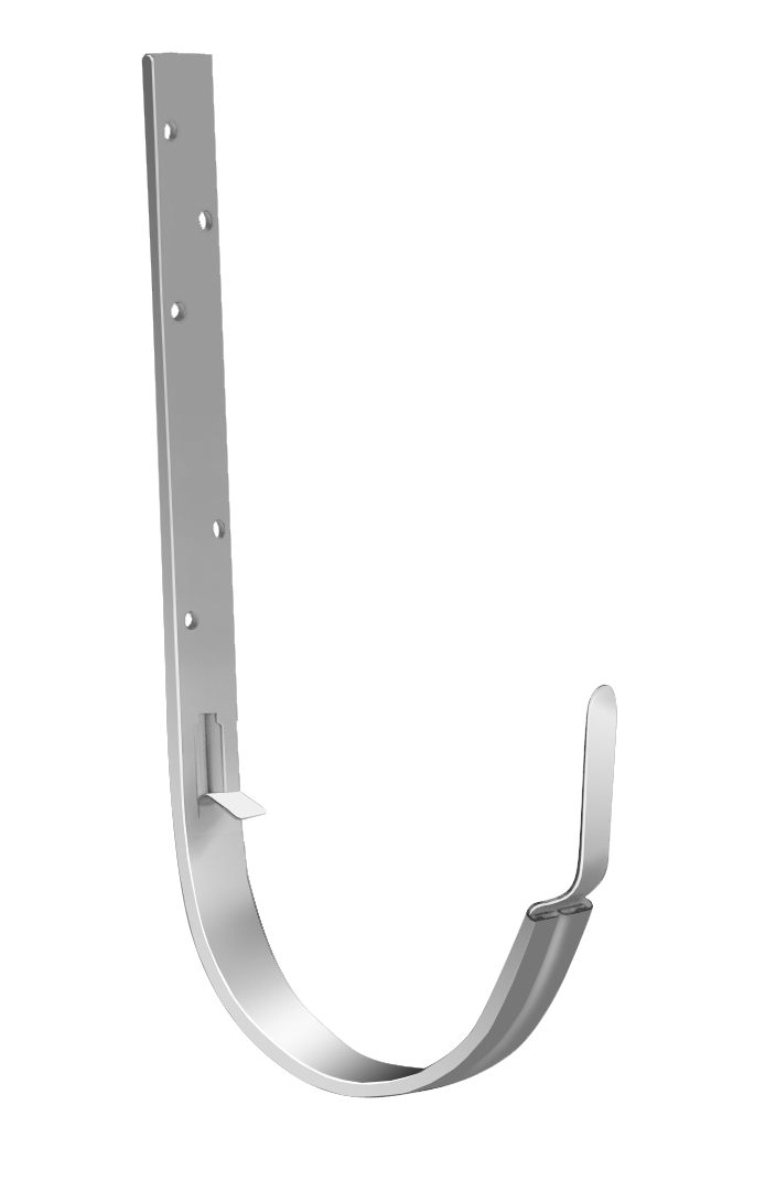 Кронштейн желоба металл. Дизайн ПВХ Гранд Лайн, белый, 135