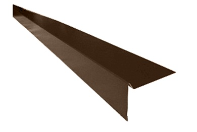 Ветровая (торцевая планка) для мягкой кровли Corundum50 Stynergy 0,5 сталь 8017 коричневый