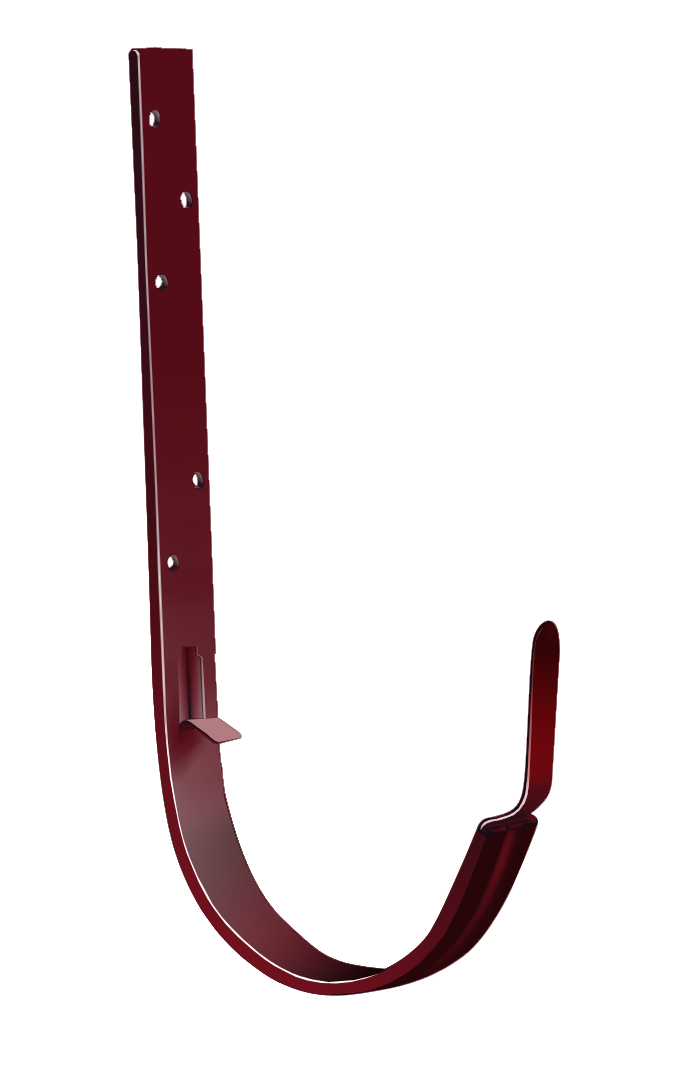 Кронштейн желоба металл. Дизайн ПВХ Гранд Лайн, бордо, 135