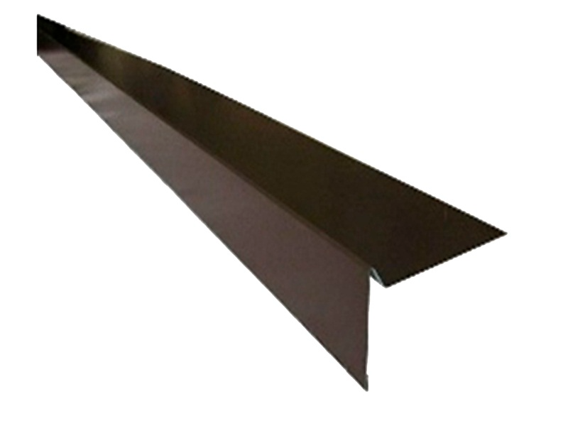 Ветровая (торцевая планка) для мягкой кровли Corundum50 Stynergy 0,5 сталь RR32 темно-коричневый
