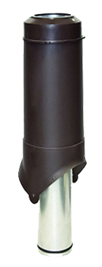 Вентвыход Krovent Pipe-VT IS труба 150is500 изолированный коричневый