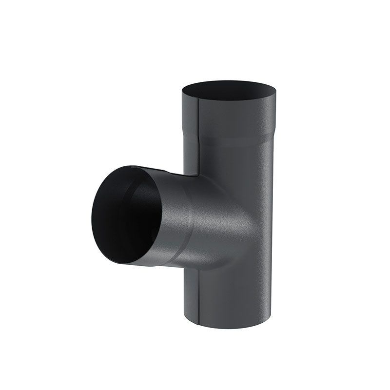 Тройник Aquasystem (Аквасистем) PU Matt RAL 7024 (Темно-серый) 90/125