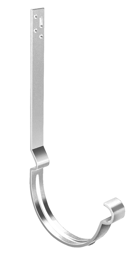 Крюк для желоба Grand Line длинный (полоса), цвет белый, 125*340 мм