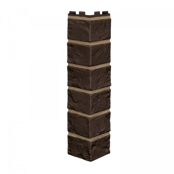 Угол Vilo со швом Brick (Кирпич) Dark Brown - Темно-коричневый