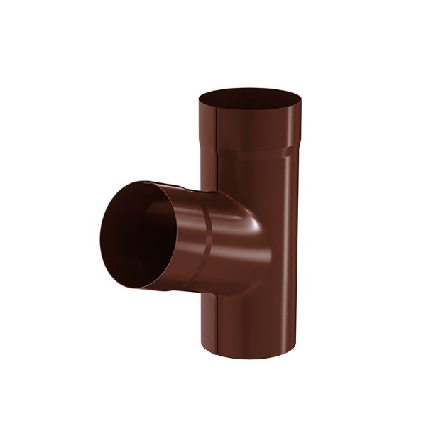 Тройник Aquasystem (Аквасистем) PU RAL 8017 (Коричневый) 100/150