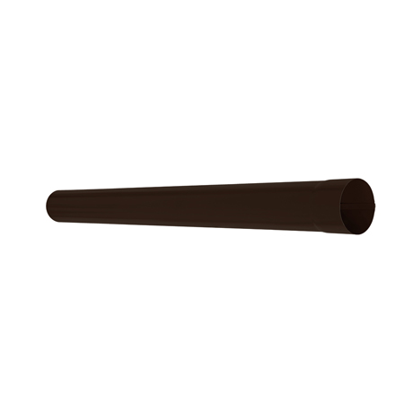 Труба водосточная 1м Аквасистем RR-32 (тёмно-коричневый) 125x90