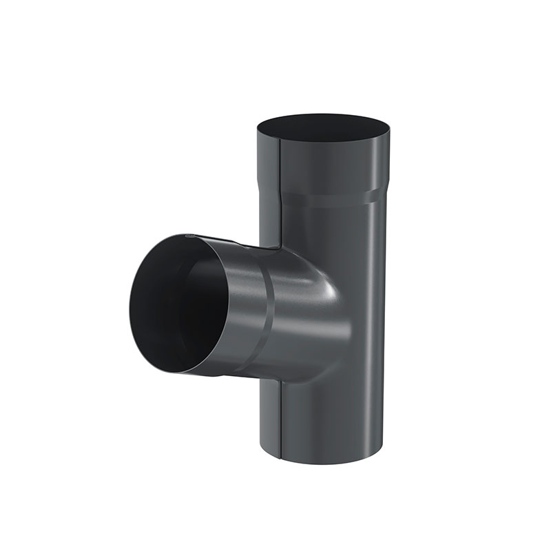 Тройник Aquasystem (Аквасистем) PU RAL 7024 (Серый) 100/150