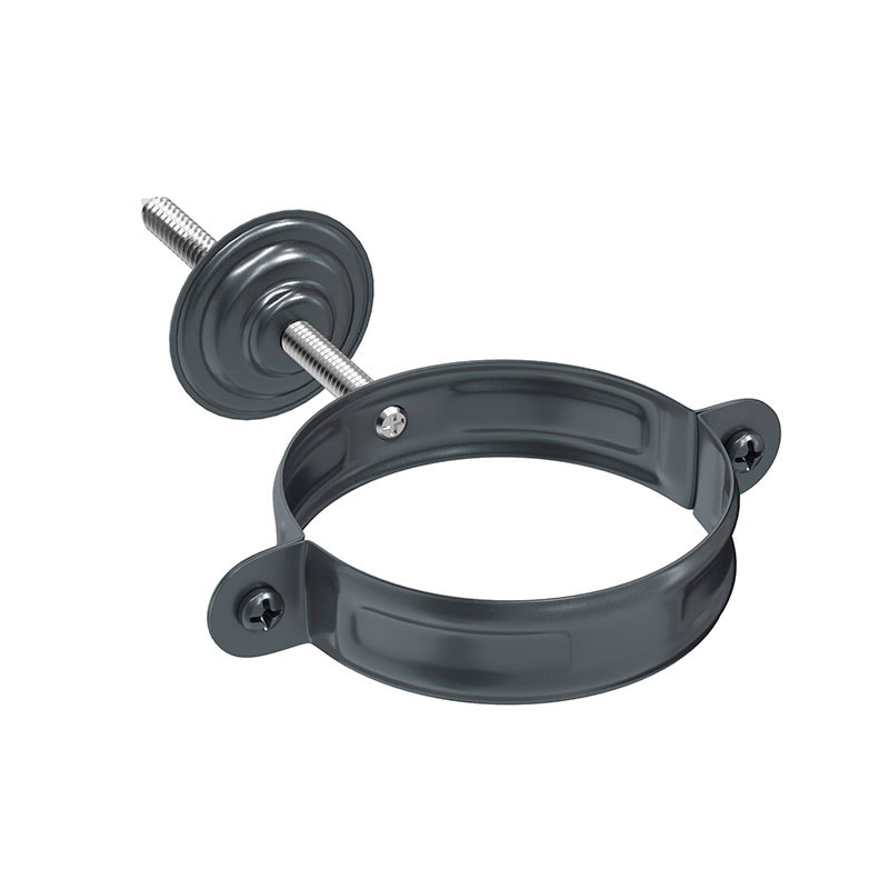 Комплект для крепления трубы Aquasystem (Аквасистем) PU RAL 7024 (Серый) 90/125