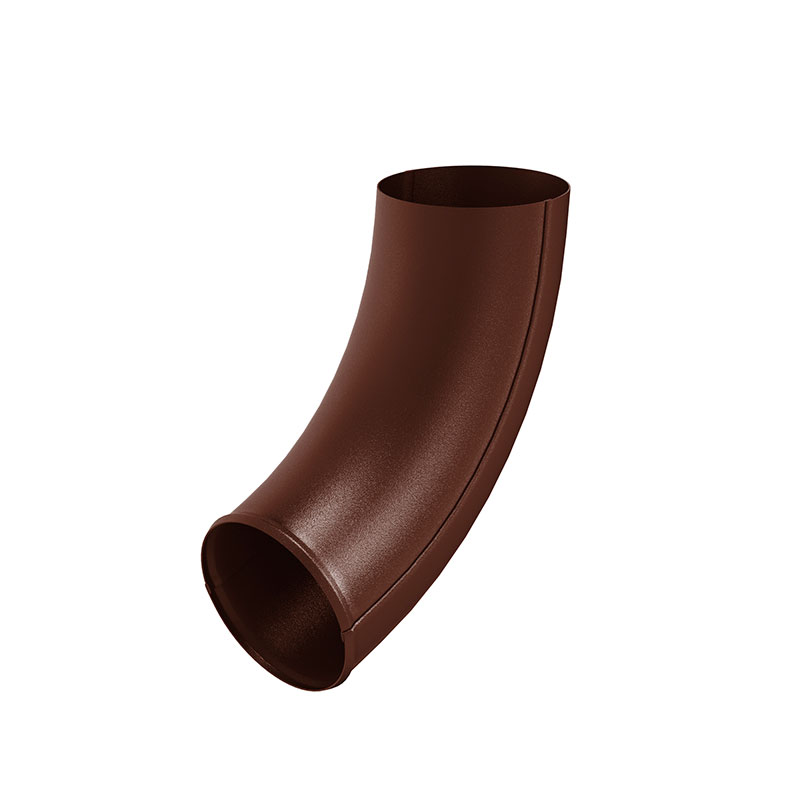 Отвод трубы Aquasystem (Аквасистем) PU Matt RAL 8017 коричневый 90/125