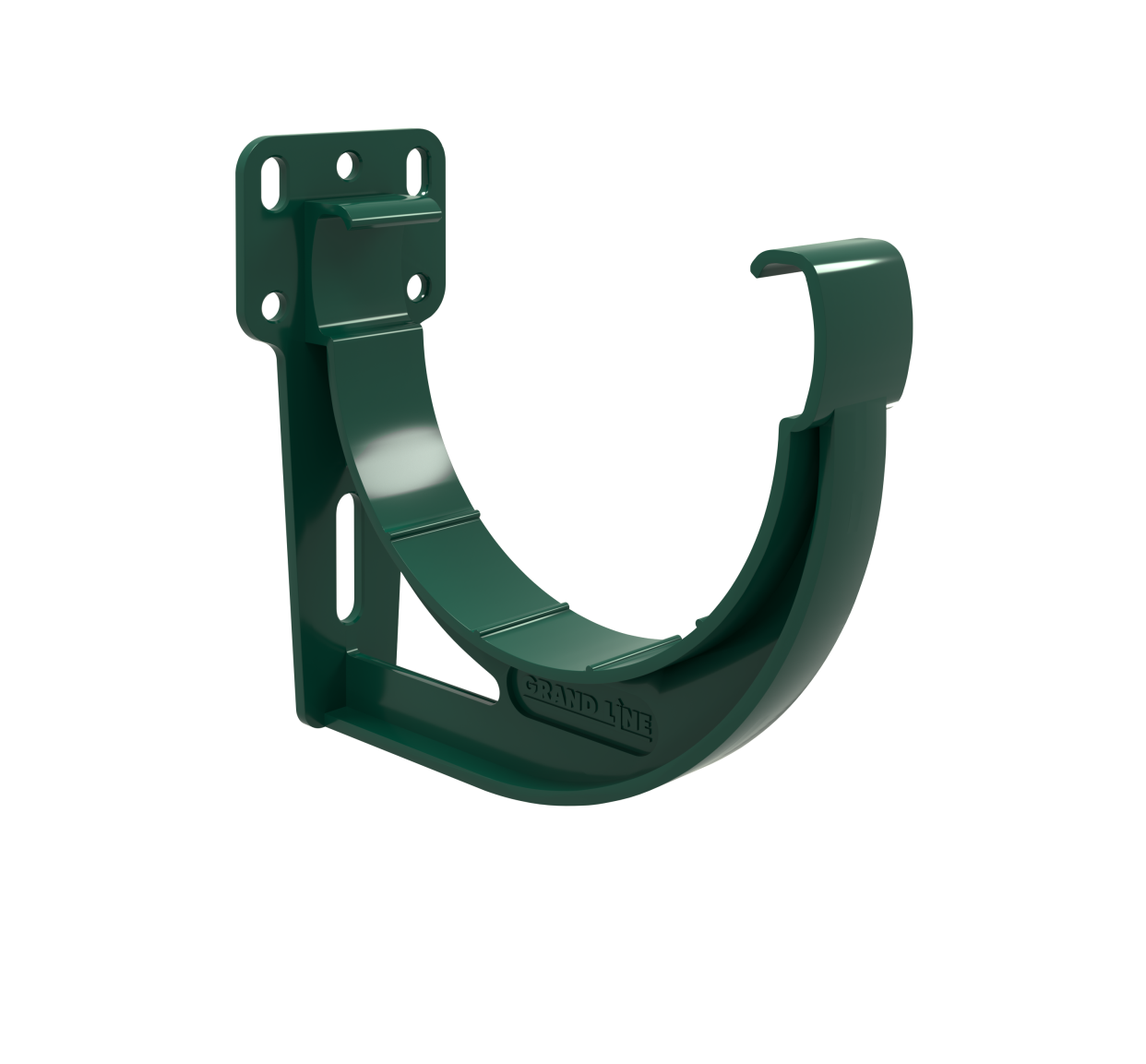 Кронштейн желоба Slider Дизайн ПВХ Гранд Лайн, Зеленый, 135