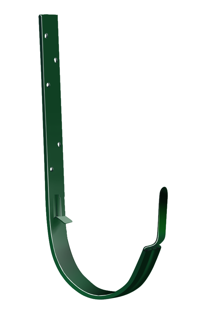 Кронштейн желоба металл. Дизайн ПВХ Гранд Лайн, Зеленый, 135