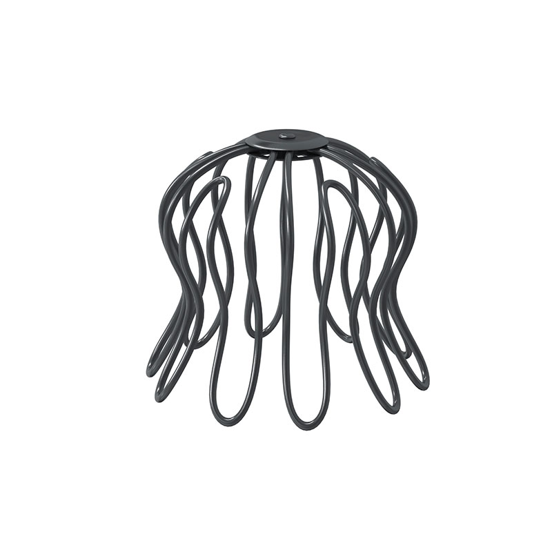 Паук (сетка воронки) Aquasystem (Аквасистем) PU RAL 7024 (Серый) 90/125
