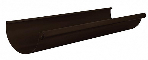 Желоб водосточный 3 м Аквасистем RR-32 (тёмно-коричневый) 125x90