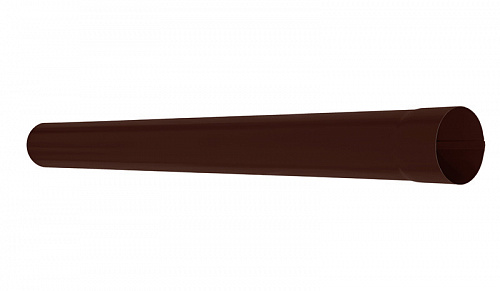 Труба водосточная 1 м Аквасистем RAL 8017 (коричневый) 100 мм