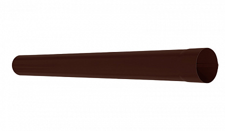 Труба водосточная 1м Аквасистем RAL 8017 (Коричневый) 125x90