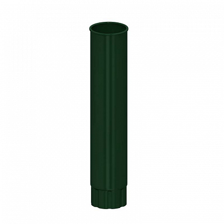 Труба водосточная D100 1м Зеленый Престиж МеталлПрофиль