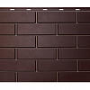 Фасадная панель Nordside &amp;quot;Гладкий кирпич&amp;quot; Тёмно-коричневый