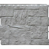 Фасадная панель FineBer Дачный Туф 3D Светло-серый