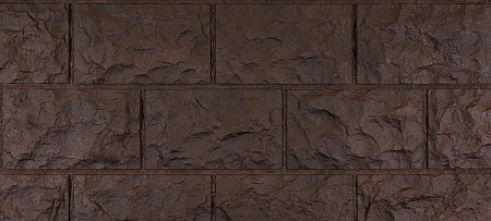 Фасадная панель FineBer Дачный Доломит Тёмно-коричневый