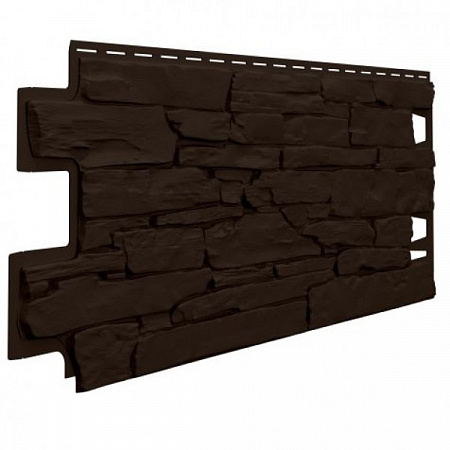 Фасадная панель Vilo Stone (Камень) Dark Brown - Тёмно-коричневый