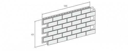Фасадная панель VOX Кирпич Solid Brick Exeter-Эксетер