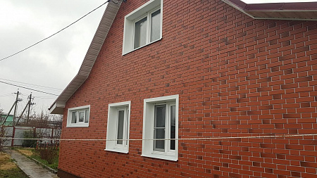 Фасадные панели (Цокольный сайдинг) Docke Flemish Красный жженый