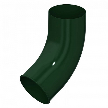 Отвод (колено трубы сливное) D100 60гр Зеленый Престиж МеталлПрофиль