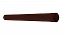 Труба водосточная 3 м Аквасистем RAL 8017 (коричневый) 100 мм